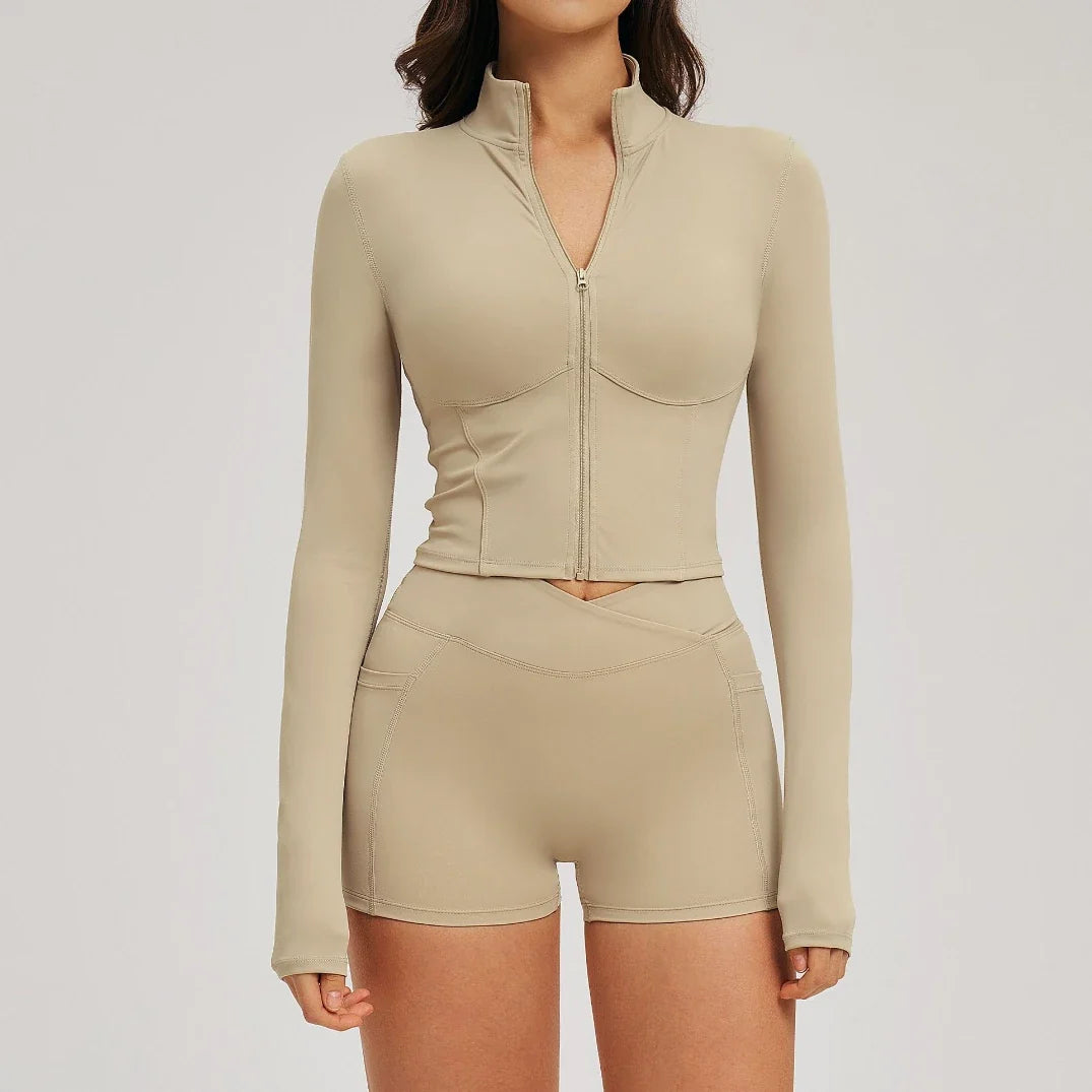 Veste de sport Yoga Printemps
