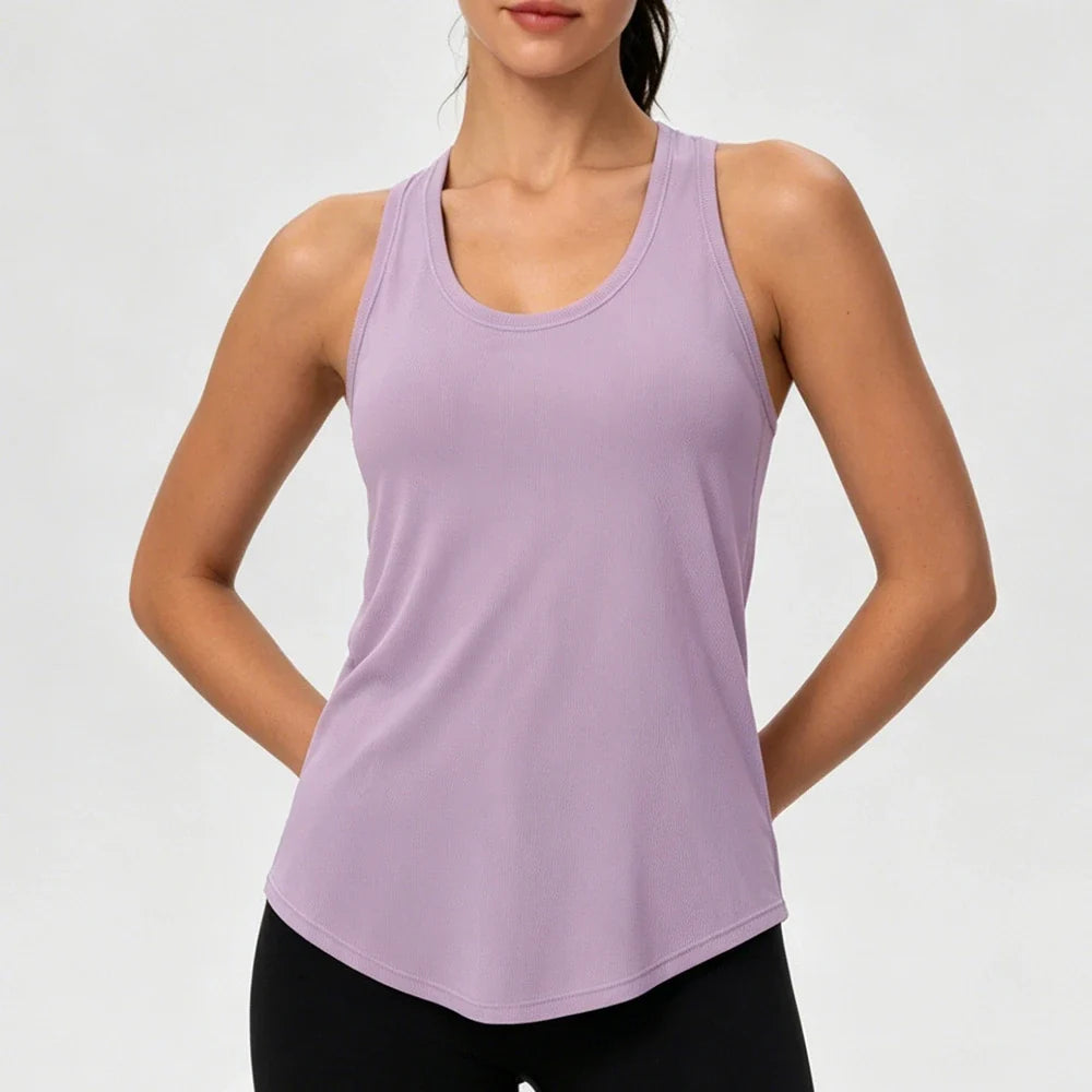 Gilet de yoga d'été pour femmes, frais et très élastique