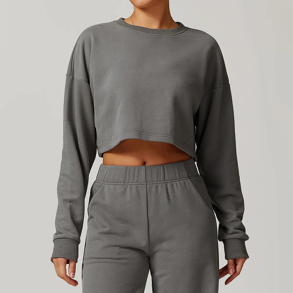Sweat-shirt à dos ajouré