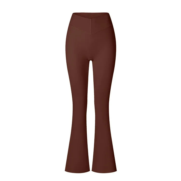 Pantalon patte d'éléphant taille haute