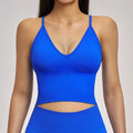 Gilet de yoga sans coutures antichoc pour femme