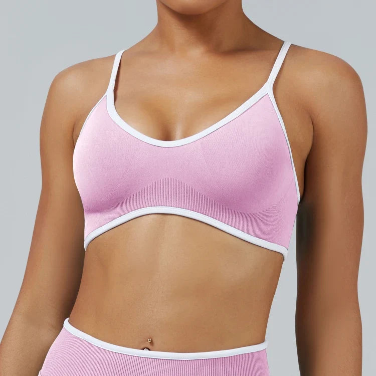 Vêtement d'extérieur sans coutures, brassière de course et de fitness