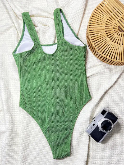 Maillot de bain une pièce vert pistache