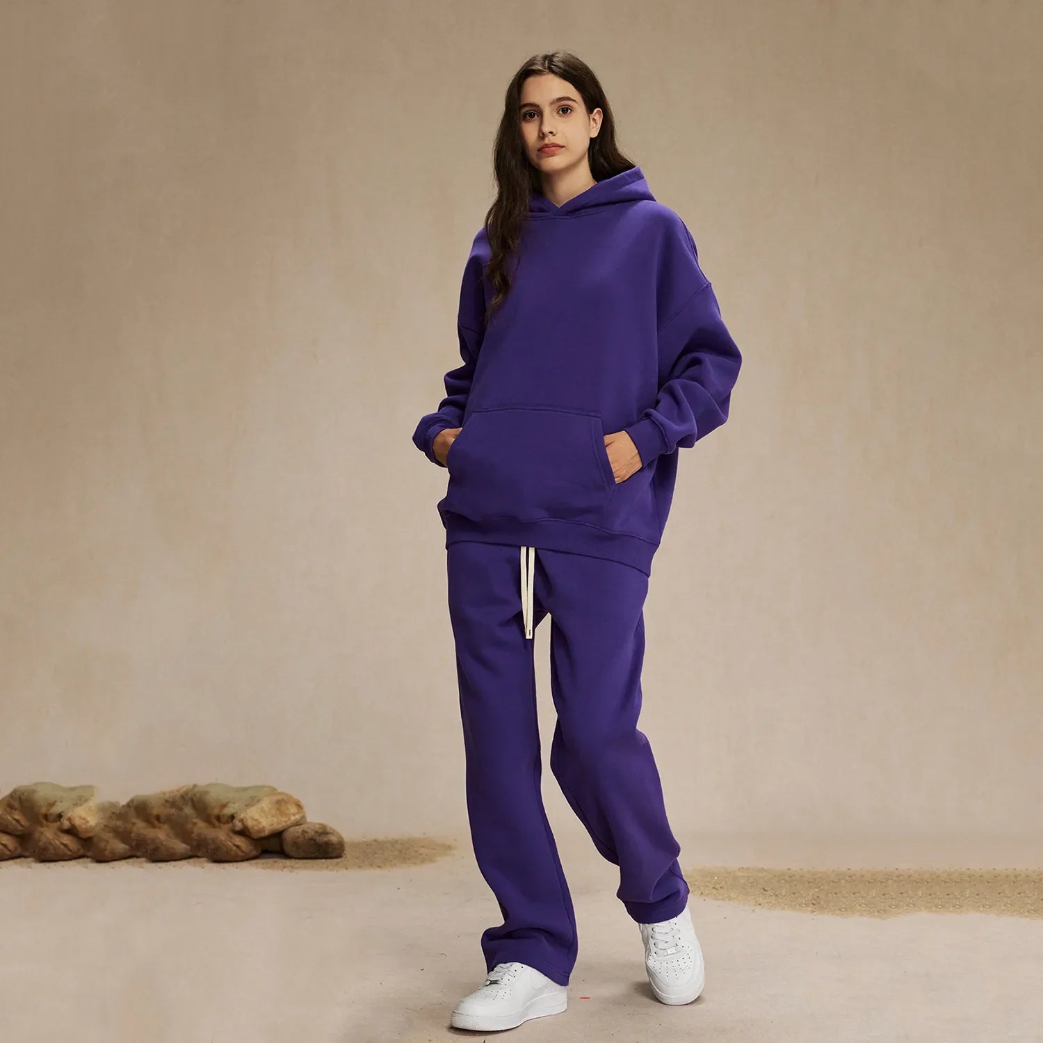 Sweatshirt unisexe doublé polaire